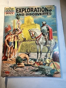 The How And Why Wonder Book Of Explorations And Discoveries  Clean Book - Picture 1 of 4