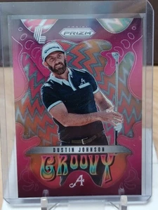 DUSTIN JOHNSON GROOVY PRIZM - 2025 PRIZM LIV GOLF - Picture 1 of 2