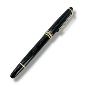 Pluma Estilográfica Montblanc Meisterstück 4810 14K Negra Excelente Estado - Imagen 1 de 9
