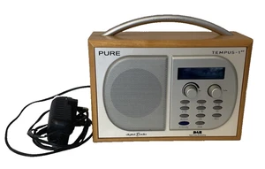 Pure Tempus-1XT DAB Radio, FM Alarm, Snooze and Power Supply - Picture 1 of 6
