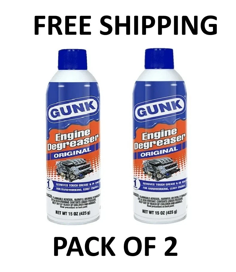 Gunk EB1 Engine Brite Original Heavy Duty Engine Degreaser Can 15oz, 2 Pack - Imagem 1 de 1