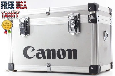 [Почти как новый] Алюминиевый жесткий чехол Canon серебристый для фотоаппаратов и объективов из Японии - Изображение 1 из 4