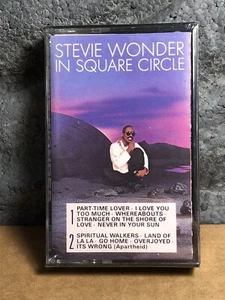 Stevie Wonder | In Square Circle (1985) | Audio Cassette | Sealed | Motown - Picture 1 of 5