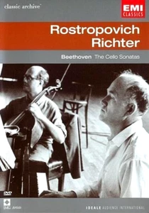 Beethoven The Cello Sonatas ROSTROPOVICH RICHTER Live 1964 EMI Classics DVD MINT - Picture 1 of 1