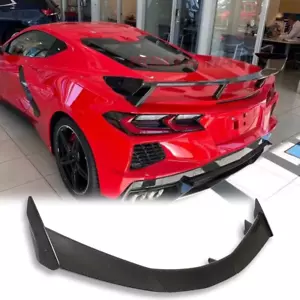 Carbon Fiber Rear High Wing Spoile For Chevrolet Corvette C8 2020 2021 - Bild 1 von 8