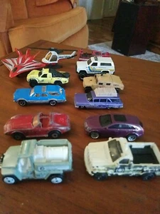 Box of 12 Random Matchbox Cars Lot loose jet helicopter wagon truck fire 4x4 - Picture 1 of 12