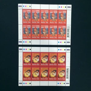 Hoja de 10 estampillas Malta Europa 2003 sin montar NH #1259 - Imagen 1 de 1