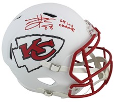 travis kelce autographed football