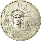 [#731851] Coin, France, Statue de la Liberté, 100 Francs, 1986, EF, Sil, ver