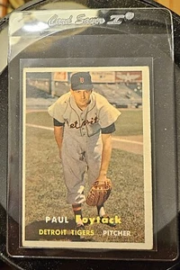 1957 Topps - #77 Paul Foytack (RC) Rookie - Bild 1 von 2