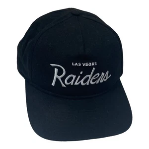 New Era Las Vegas Raiders Black White Adjustable Cap Cotton - Picture 1 of 6