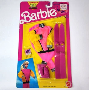 1991 Barbie MOC Sporting Life Fashions Schnee Ski Puppe Outfit #662 Mattel - Bild 1 von 5