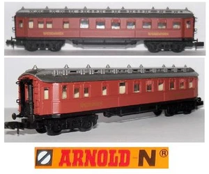 Minitrix Railway Carriage Restaurant Ciwl Dining-Car Voiture Spiesewg Ladder-N - Picture 1 of 1