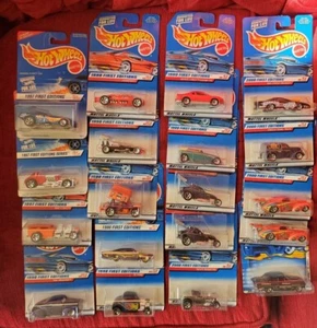 Hot Wheels 1997 1998 1999 2000 First Editions Lot of 19 Cars - Picture 1 of 6