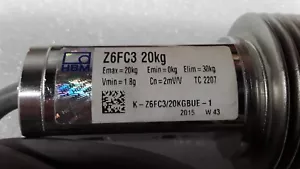 HBM Z6FC3 20KG Load Cell 2015 K-Z6FC3/20KGBUE-1 New no box - Picture 1 of 3
