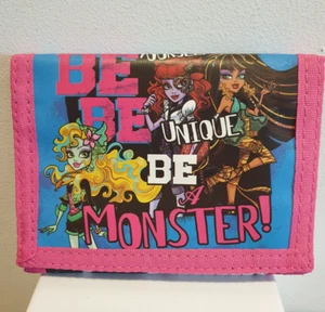 Monster High Pink Kids Purse Coin Holder Money Wallet - Picture 1 of 8