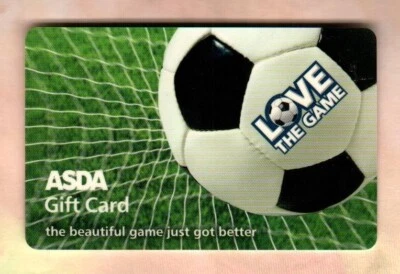 ASDA ( UK ) Love the Game, Soccer Ball ( 2006 ) Gift Card ( $0 ) - Image 1 of 2