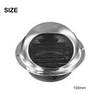 Stainless Steel Wall Air Vent Ducting  Exhaust Grille Cover Outlet 100mm 150mm
