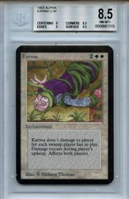 MTG Alpha Karma BGS 8,5 (8) NM-MT+ Magic  Card Amricons 1319