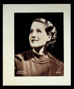 Revista de películas original de Norma Shearer de los años 40 foto de retrato todavía rara - Imagen 1 de 2