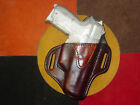 Sig Sauer 2022  leather holster  dark brown  with tear   Kwik &  Free