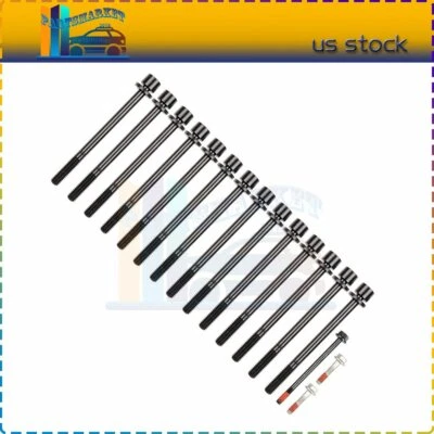 Head Bolts Fits 02-10 Chevrolet GMC Buick  Rainier 4.2L 2.9L DOHC VIN 8 6 9 E Foto 1 de 3