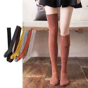 Women's Warm Knit Thigh High Boot Socks Extra Long Winter Stockings Leg Warmers