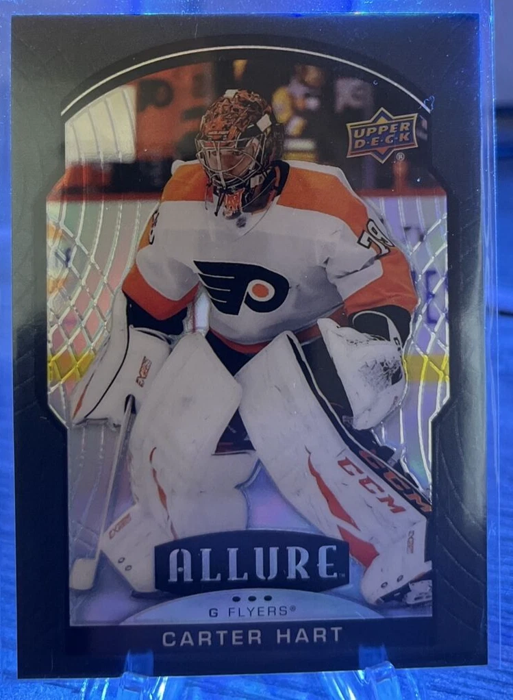 2020-21 Upper Deck Allure Carter Hart - Philadelphia Flyers #12 Black Rainbow