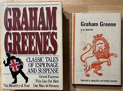 Lot of 2 Graham Greene: Classic Tales Espionage Suspense (4n1) ~A.A. DeVITIS ~HC - Image 1 of 2