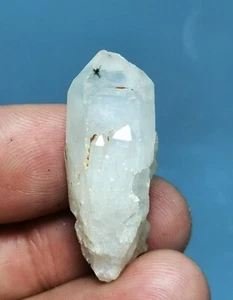 RARE Natural Hollandite Star Quartz CRYSTAL Point &Trapiche Hair - Picture 1 of 9
