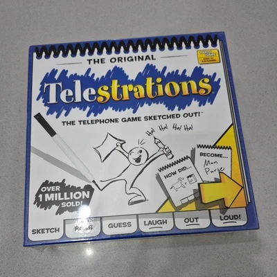 Telestrations Party Game for 4-6 Players Ages 12+ Family Drawing NEW & SEALED!! - Image 1 of 4