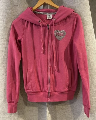 Chaqueta Victoria Secret Rosa Lentejuelas Y2K Talla Pequeña Foto 1 de 4