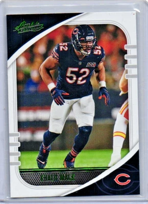 2020 Panini Absolute Khalil Mack Green Foil #58 Chicago Bears - Image 1 of 2