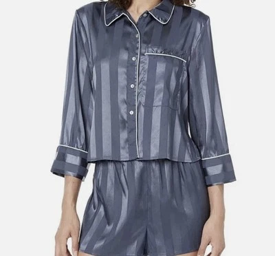 Usado en Excelente Condición Free People Pillow Talk Shorts Conjunto de Pijama Stormy Azul Marino Talla Mediana Foto 1 de 4