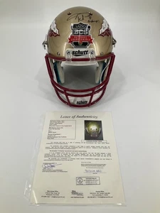JAMEIS WINSTON FLORIDA STATE SEMINOLES SIGNED FULL SIZE HELMET JSA LOA Y04432 - Picture 1 of 9