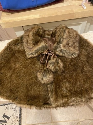 Envoltura de piel de hombro vintage Foto 1 de 4