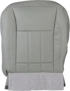 Coprisedile inferiore conducente per Dodge Ram 06-09 1500 2500 3500 Laramie pelle grigio - Foto 1 di 9