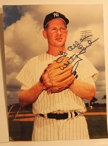Autographed Photo of Whitey Ford - Picture 1 of 2