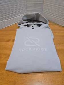Legends "Rockridge" Highland Hoodie Men's L High Neck Two Button Lt Gray NWT - Picture 1 of 14