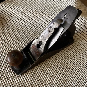 Vintage Stanley No. 4 Hand Plane, Corrugated Bottom, Type 16 Good User Condition - Picture 1 of 12