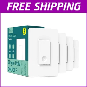 Smart Light Switch Bundle - 2.4GHz WiFi, Remote Control, Voice Assistant Ready - Picture 1 of 11