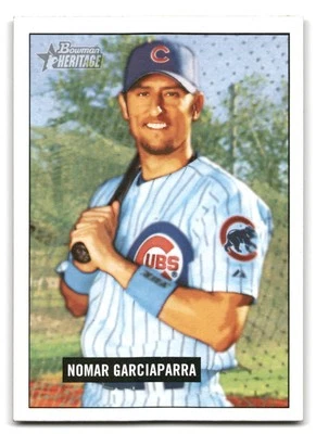 Nomar Garciaparra 2005 Bowman Heritage Baseball #44 Chicago Cubs - Image 1 of 2
