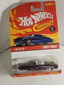 2005 Hot Wheels Classics Series 1 - 1963 T-BIRD - Magenta - H7078 - Picture 1 of 12