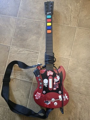 Guitar Hero Gibson SG Rojo Octano Controlador con Cable Playstation 2 PS2 Foto 1 de 4