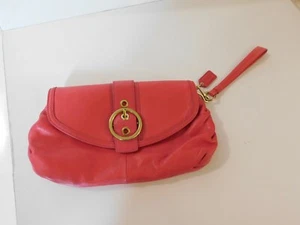 Coach Coral Large Buckle Clutch Wristlet  - Picture 1 of 6