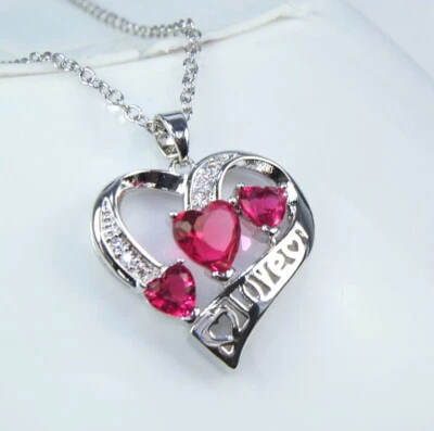  Damenanhänger  charaktervolle Anhänger  Sterling Silber 925 Ruby Topas - Bild 1 von 2