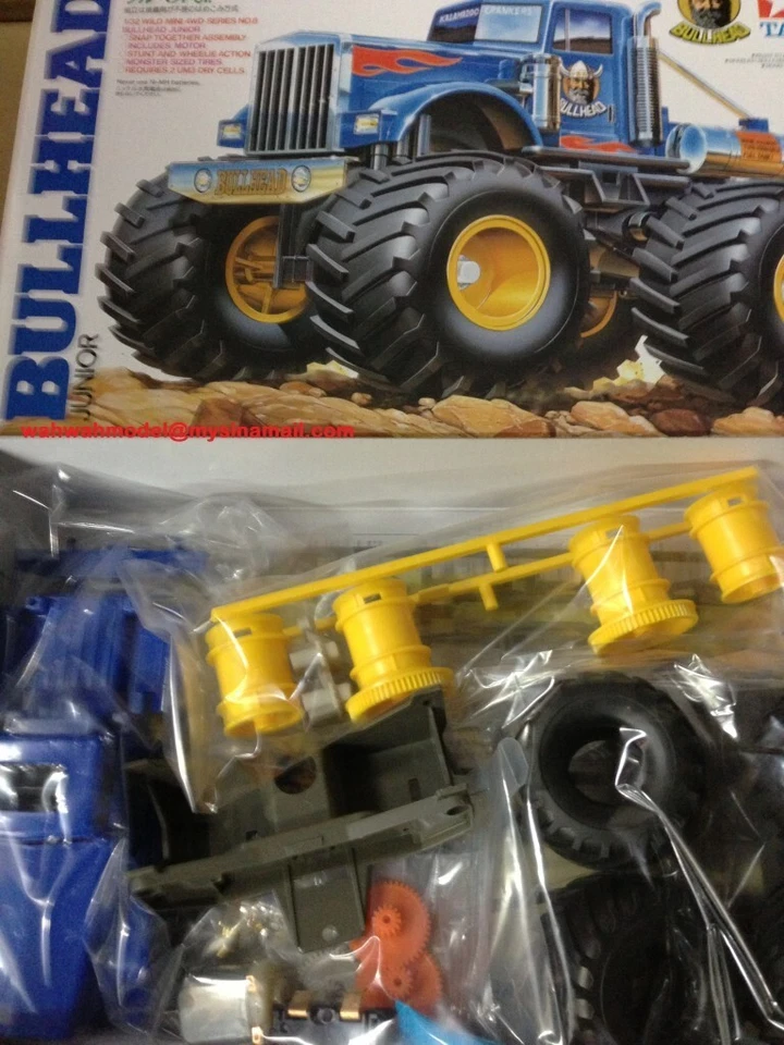 Tamiya 17008 1/32 Scale Wild Mini 4WD Kit Bullhead Junior Jr Pick Up Truck - Image 1 of 1