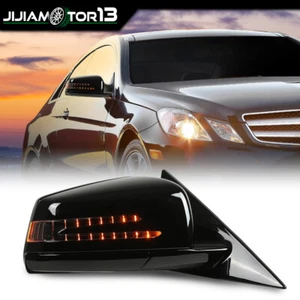 Black Right Passenger Side Mirror Fit For E350 E400 E550 10-17 Mercedes Coupe - Picture 1 of 12