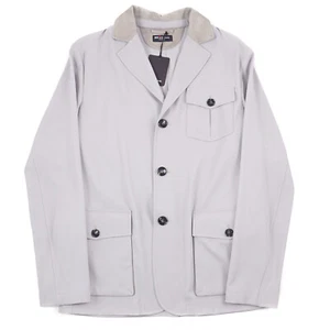 Kiton Slim-Fit Lightweight Wool Outerwear Blazer with Suede Trim M (Eu50) Jacket - Picture 1 of 11