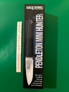 COLD STEEL Pendleton Mini Hunter Fixed Blade 36LPMF Knife AUS10A Steel New - Picture 1 of 8
